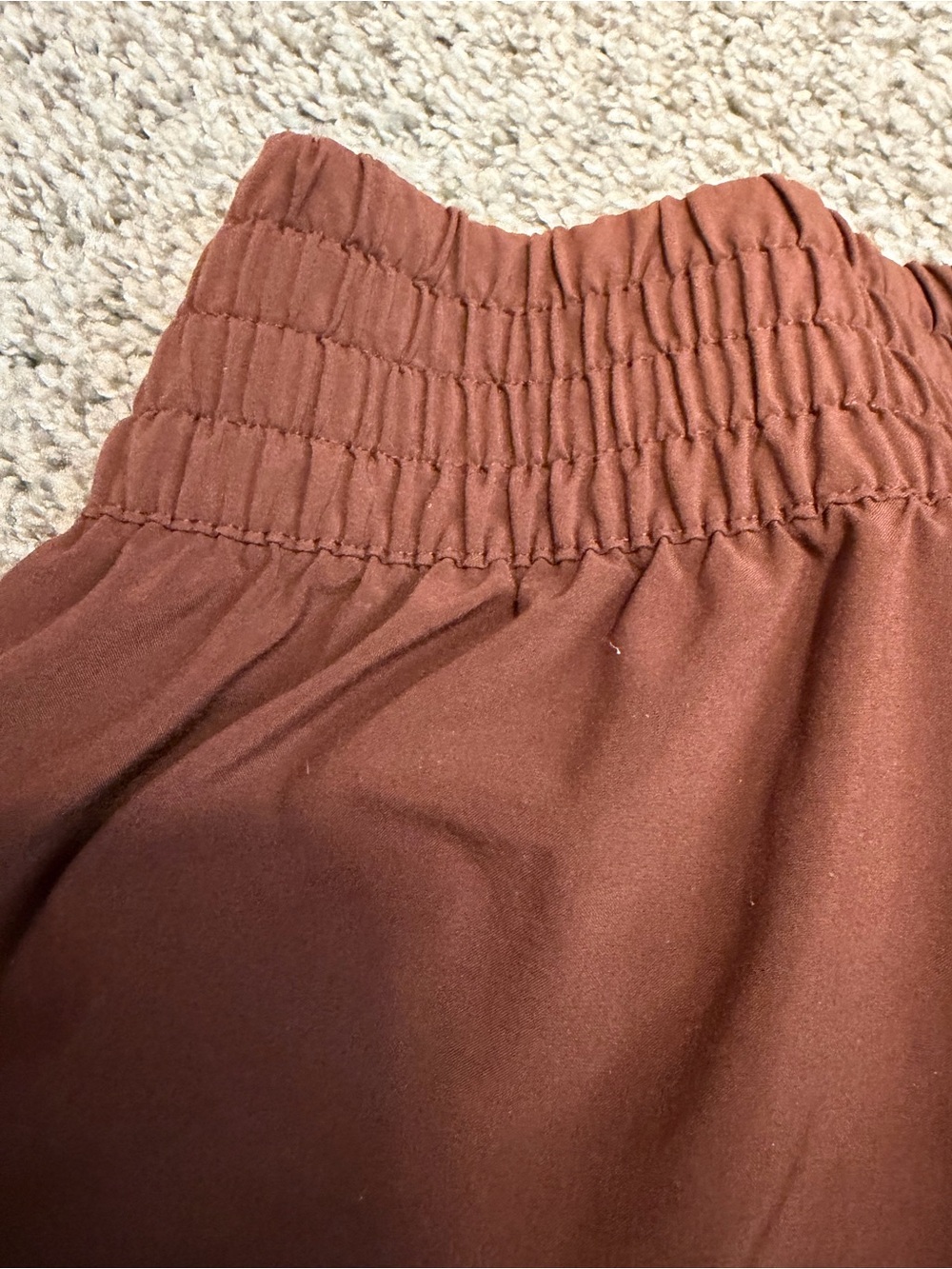 Vuori Villa wideleg pant - short small burnt Siena - Picture 6 of 9